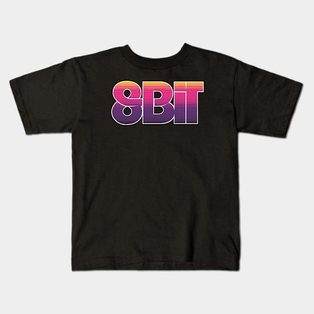 8-Bit Kids T-Shirt by SlothTee